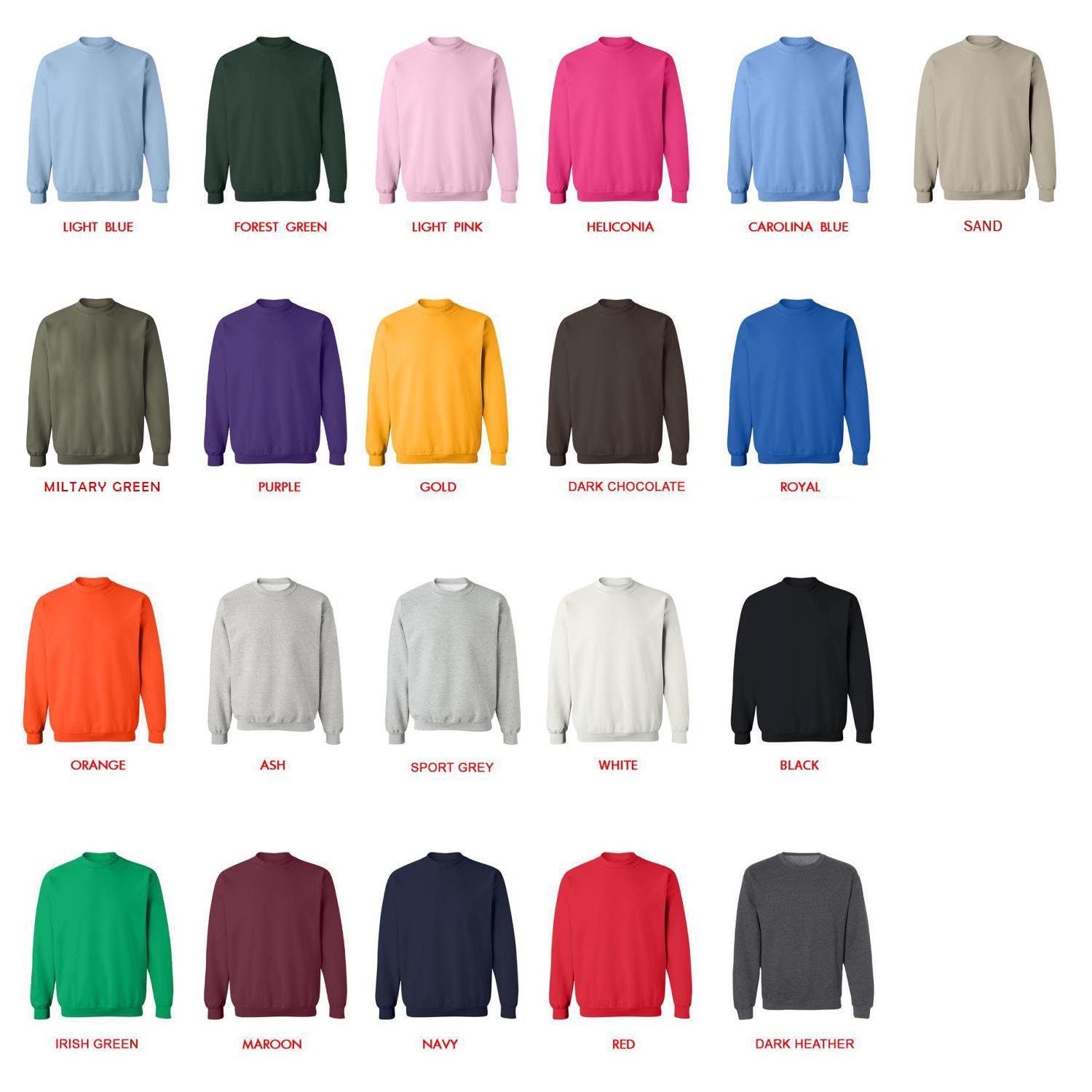 sweatshirt color chart - Ken Carson Merch